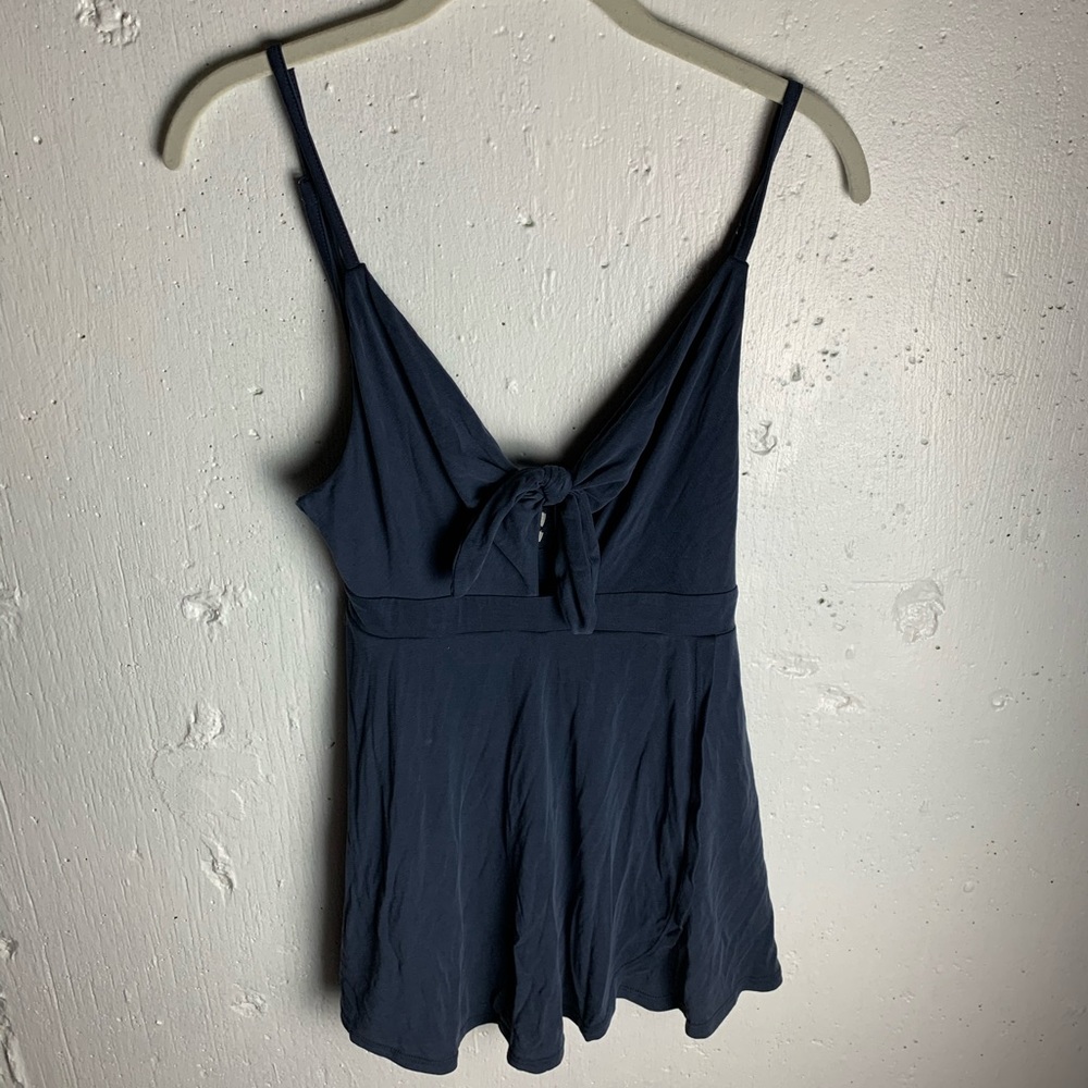 UO Alix tie-front skort romper